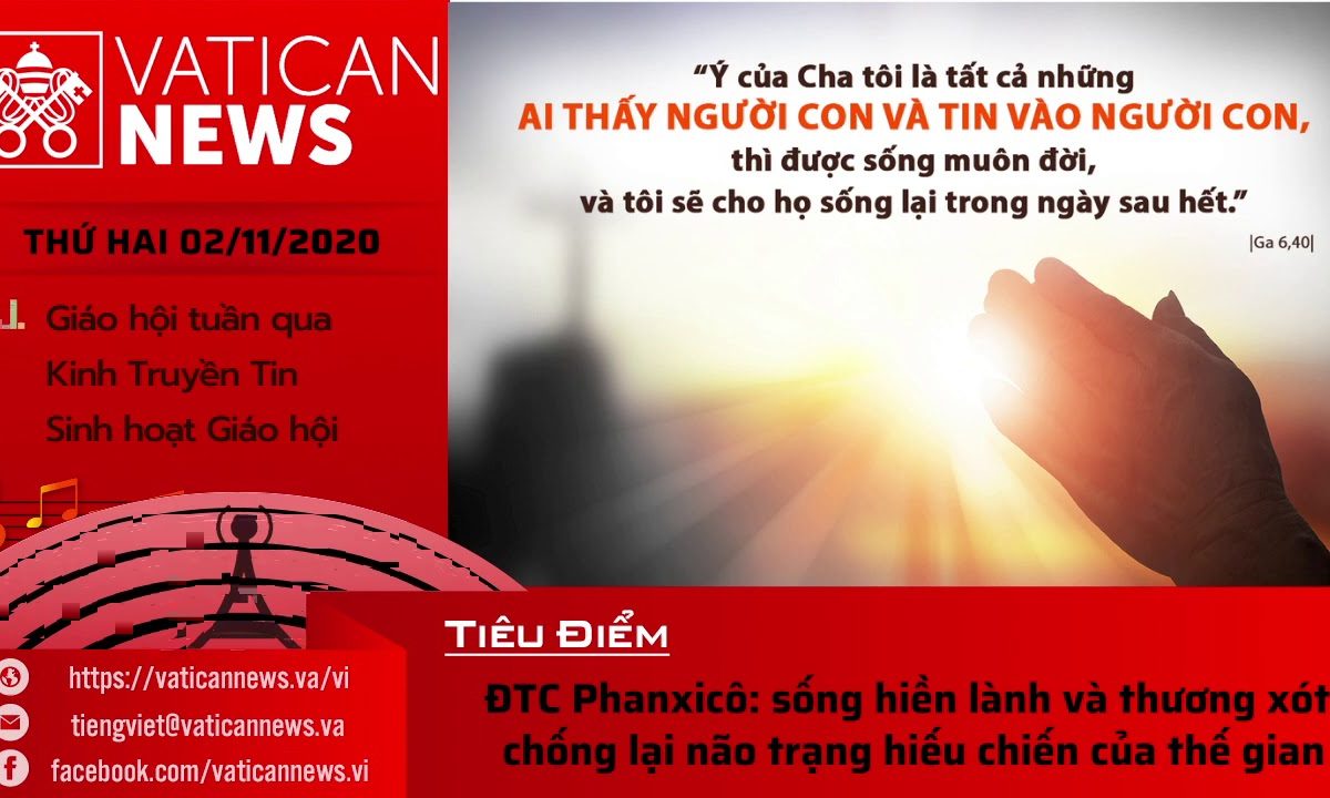 Radio: Vatican News Tiếng Việt thứ Hai 02.11.2020