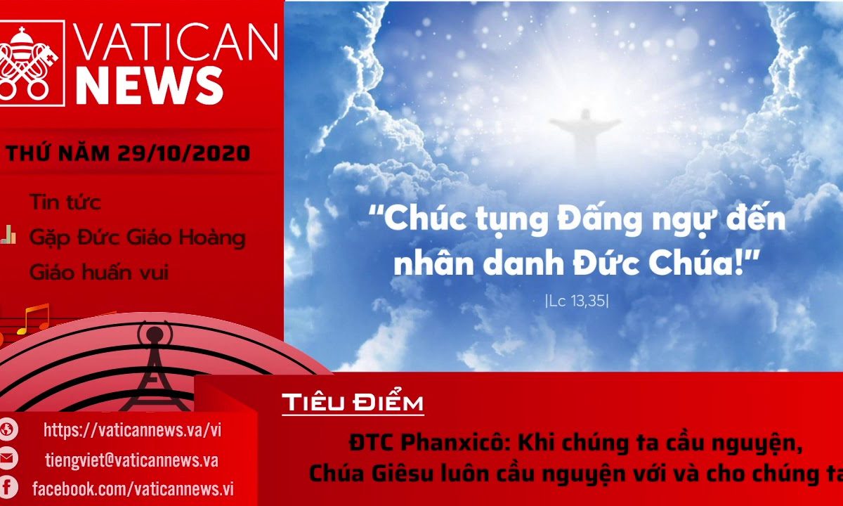 Radio: Vatican News Tiếng Việt thứ Năm 29.10.2020