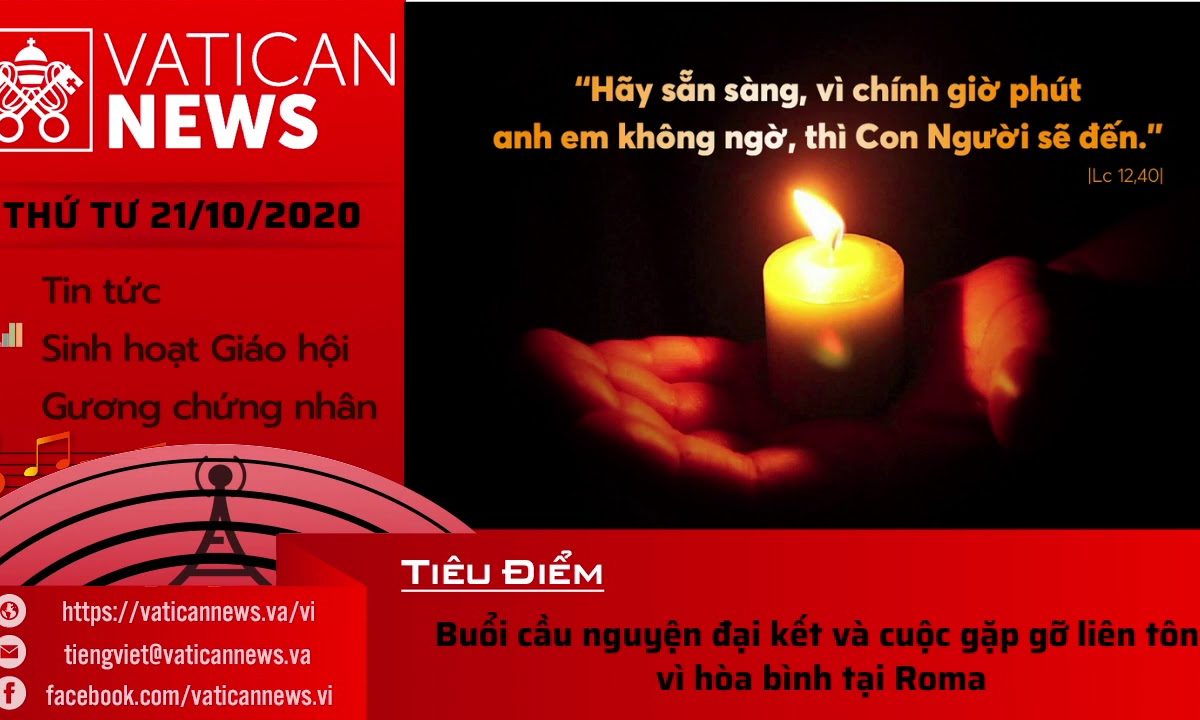 Radio: Vatican News Tiếng Việt thứ Tư 21.10.2020