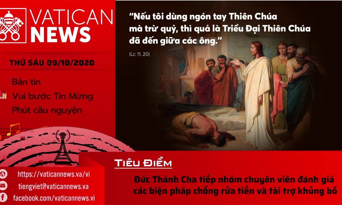 Radio: Vatican News Tiếng Việt thứ Sáu 09.10.2020