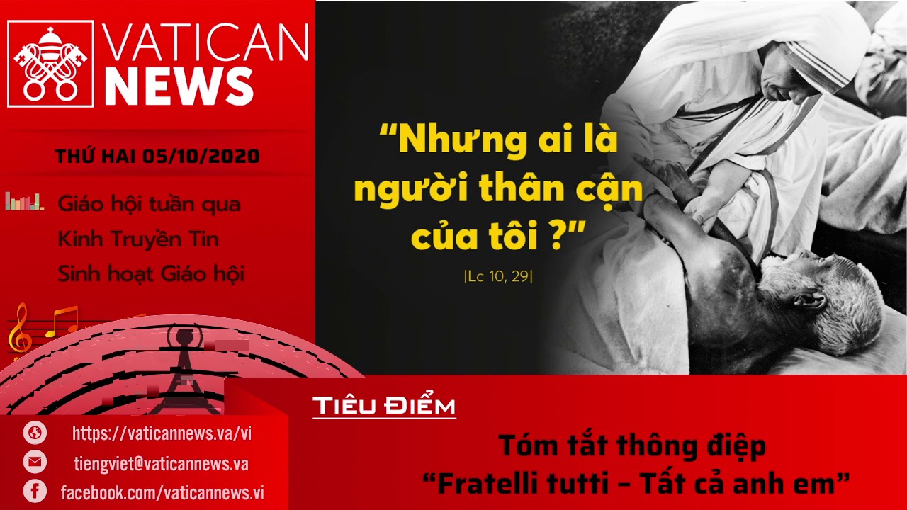 Radio: Vatican News Tiếng Việt thứ Hai 05.10.2020