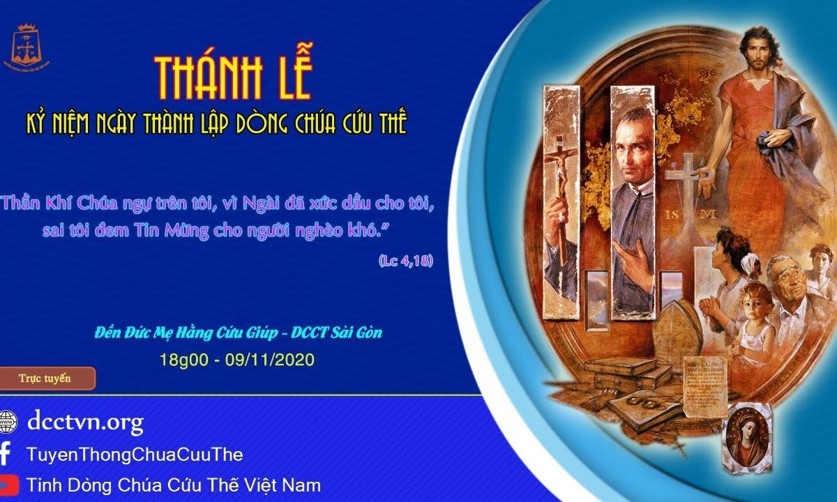 Trực tiếp: Thánh Lễ Kỷ niệm ngày thành lập Dòng, lúc 18g00, ngày 09/11/2020