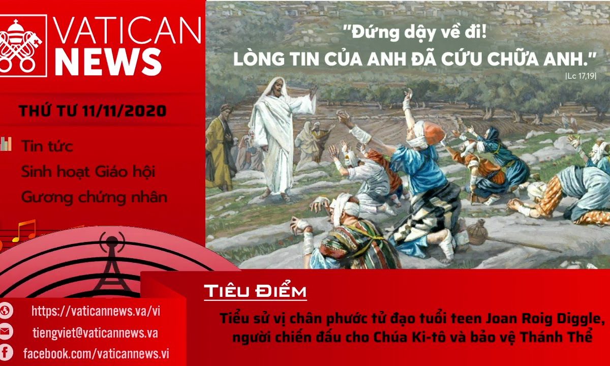 Radio: Vatican News Tiếng Việt thứ Tư 11.11.2020