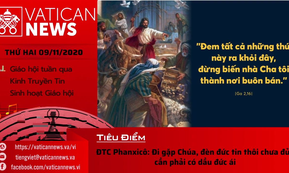 Radio: Vatican News Tiếng Việt thứ Hai 09.11.2020