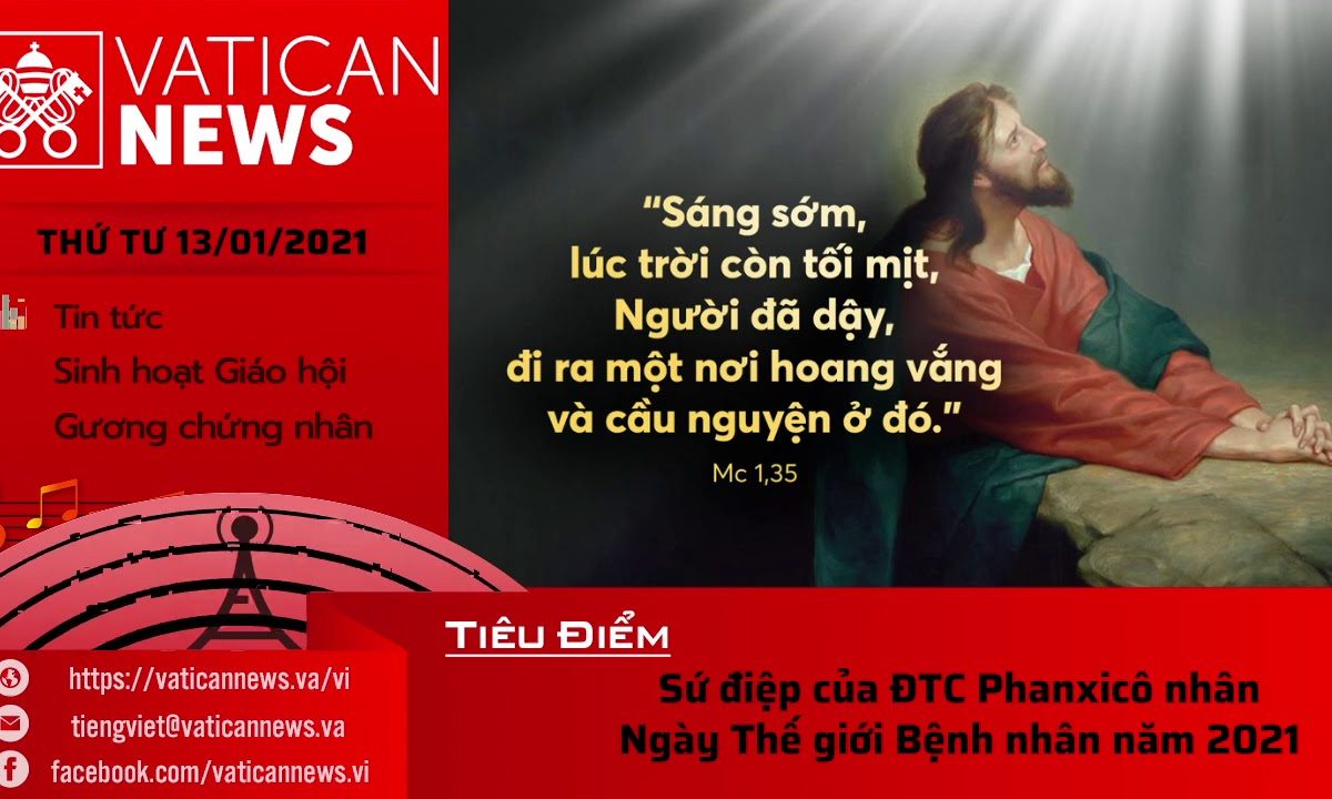 Radio: Vatican News Tiếng Việt thứ Tư 13.01.2021