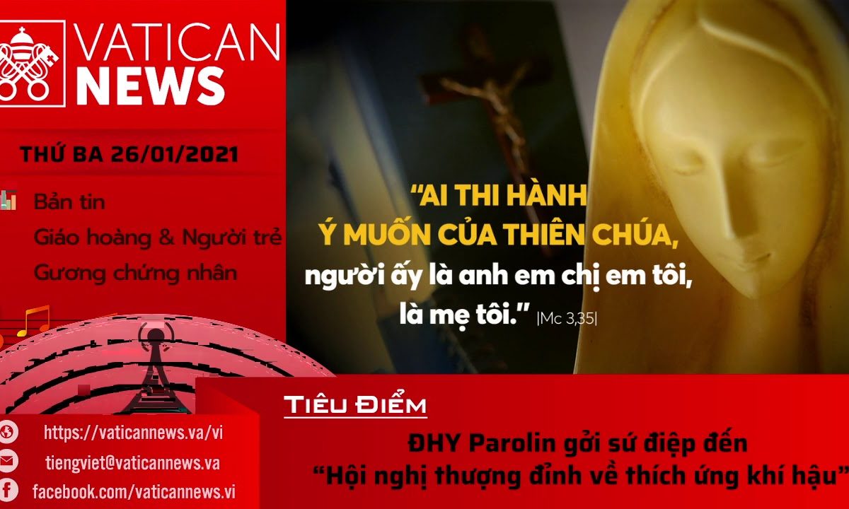 Radio: Vatican News Tiếng Việt thứ Ba 26.01.2021