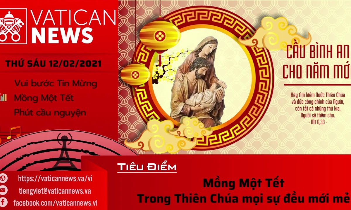 Radio: Vatican News Tiếng Việt thứ Sáu 12.02.2021