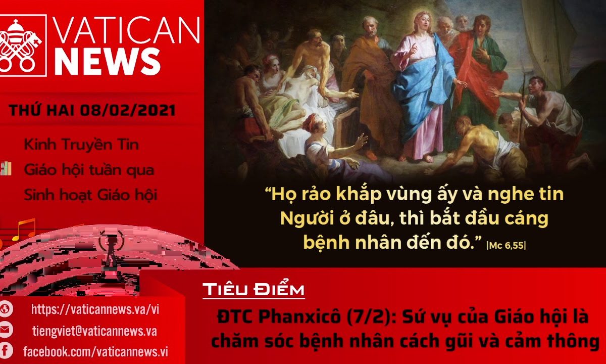 Radio: Vatican News Tiếng Việt thứ Hai 08.02.2021