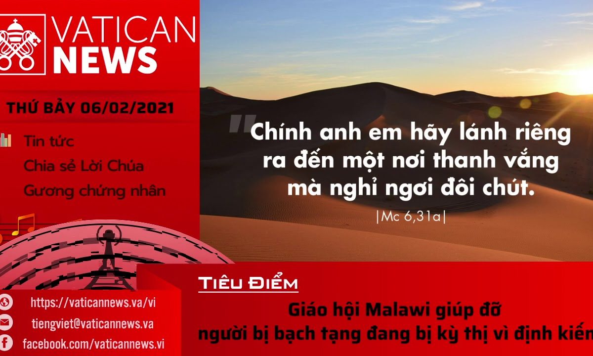 Radio: Vatican News Tiếng Việt thứ Bảy 06.02.2021