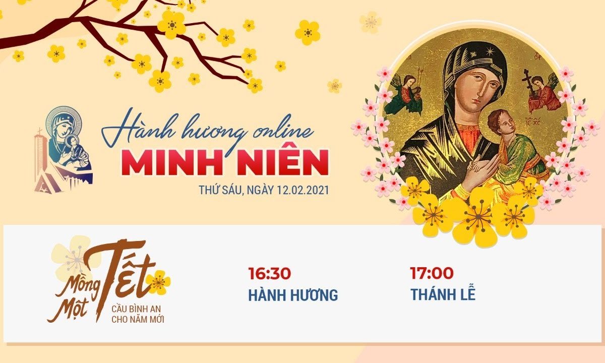 ?Thánh Lễ trực tuyến 12/02/2021: MÙNG MỘT TẾT TÂN SỬU | lúc 16g30 | ĐỀN ĐỨC MẸ HẰNG CỨU GIÚP