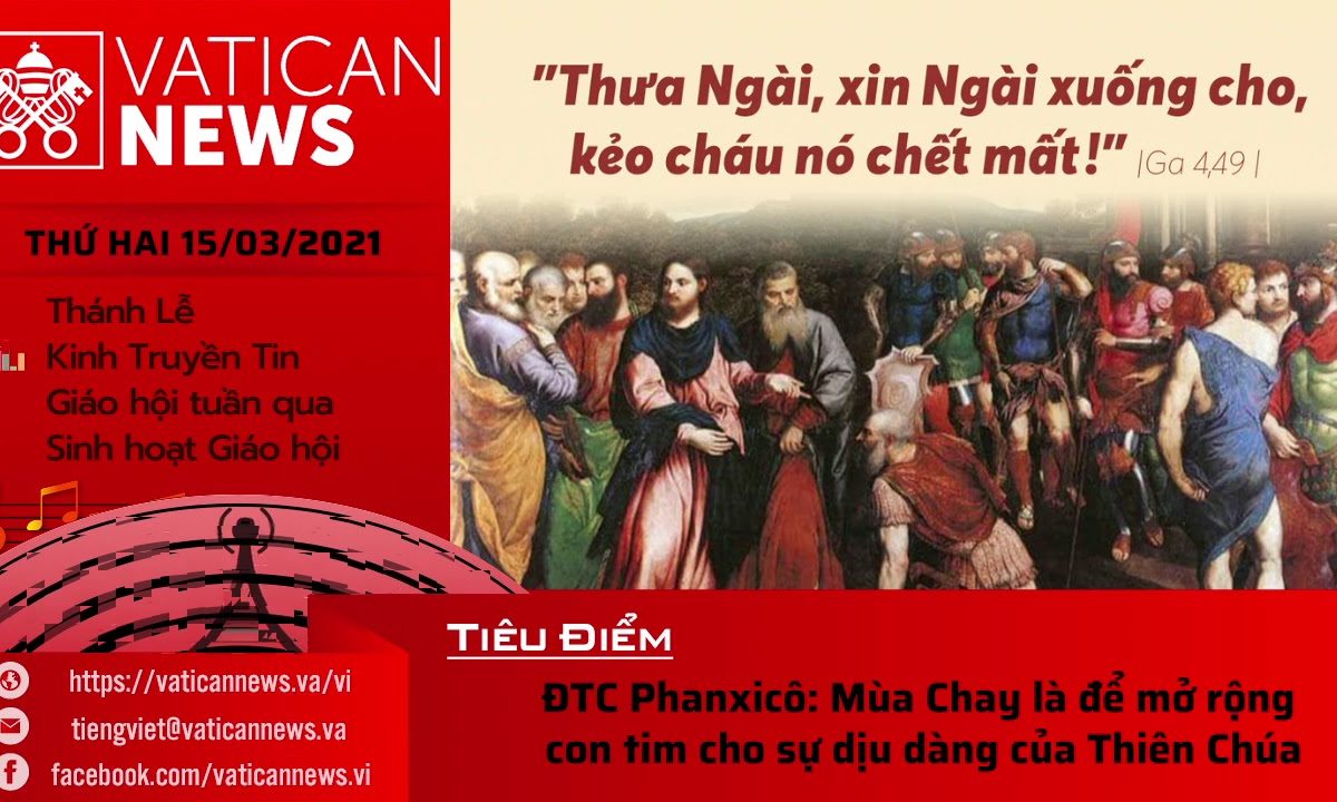 Radio thứ Hai 15/03/2021 – Vatican News Tiếng Việt