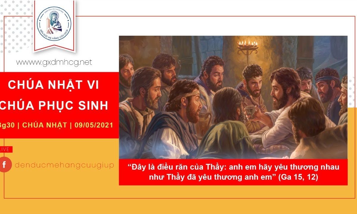 ?Thánh Lễ trực tiếp: CHÚA NHẬT VI PHỤC SINH || 18g30 | 09/05/2021 | ĐỀN ĐỨC MẸ HẰNG CỨU GIÚP