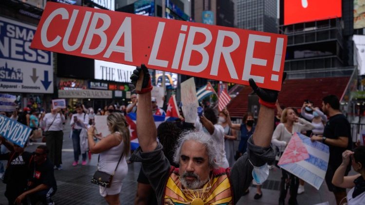 Giáo hội Cuba đồng hành với người dân trong cuộc biểu tình đòi tự do