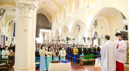 Thánh lễ Tuyên hứa của Hội Đức Mẹ Hằng Cứu Giúp tại Giáo xứ Bái Xuyên, TGP Hà Nội