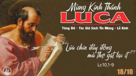 MỪNG KÍNH THÁNH LUCA TÔNG ĐỒ – TÁC GIẢ SÁCH TIN MỪNG