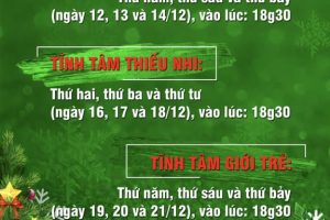 THÔNG BÁO TĨNH TÂM MÙA VỌNG